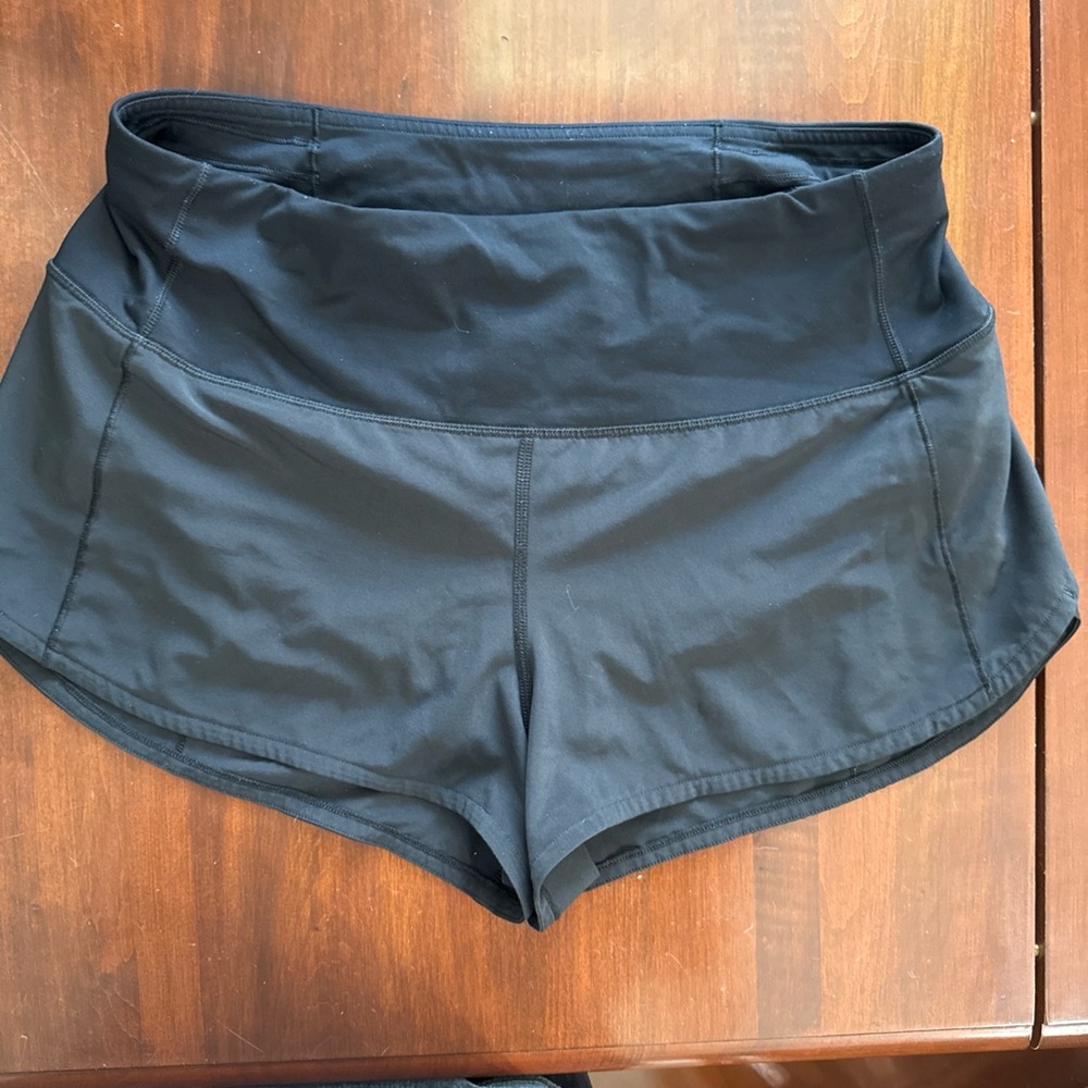 Lululemon Speed Up 2.5” Women's Black Athletic Shorts